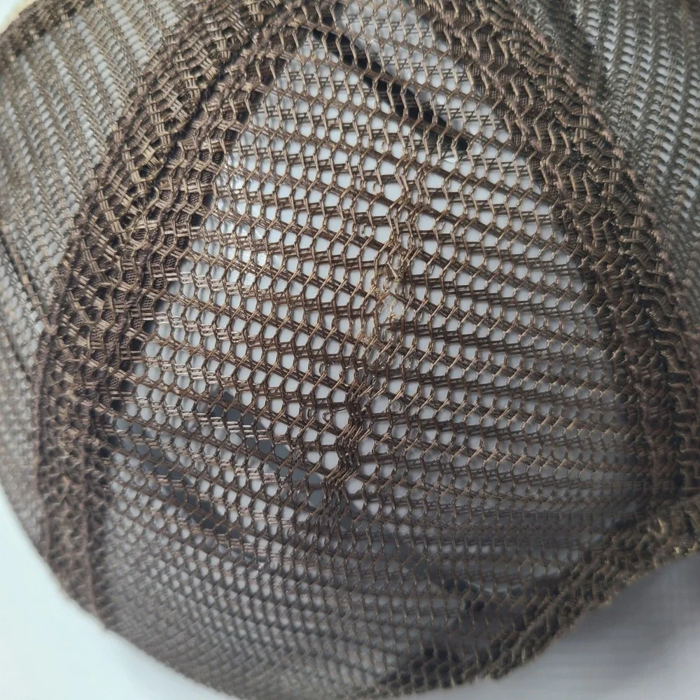 The North Face Hat Snapback Trucker Mesh Beige Brown Logo Patch Hike Outdoor Men
